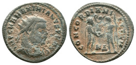 Maximianus Æ Antoninianus. Heraclea, AD 292-295. Reference: Condition: Very Fine

Weight: 21,5 gr. Diameter: 22,1 mm