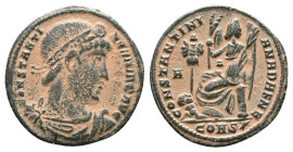 Constantine I. AD 307/310-337. Æ Follis "Repatinated" Reference: Condition: Very Fine

Weight: 2,87 gr. Diameter: 19,8 mm