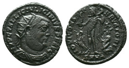 Licinius I (308-324) AE Follis. Alexandria, 321-324.
Obv: IMP C VAL LICIN LICINIVS P F AVG Radiate, draped and cuirassed bust of Licinius I to right....