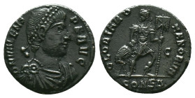 Valens, Eastern Roman Empire (AD 364-378). AE 3 or nummus Reference: Condition: Very Fine

Weight: 2,36 gr. Diameter: 16,3 mm
