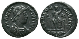 Gratian. A.D. 367-383. Æ Reference: Condition: Very Fine

Weight: 2,37 gr. Diameter: 18,4 mm