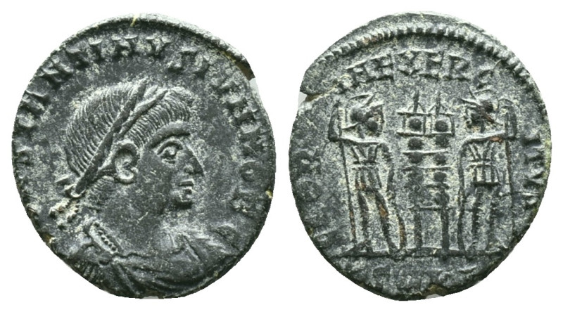 Constantin I the Great AD 306-336. Ticinum Follis Æ Reference: Condition: Very F...