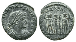 Constantin I the Great AD 306-336. Ticinum Follis Æ Reference: Condition: Very Fine

Weight: 2,43 gr. Diameter: 17,6 mm