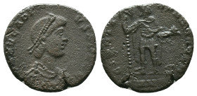 Arcadius. A.D. 383-408. AE Reference: Condition: Very Fine

Weight: 4,74 gr. Diameter: 20,0 mm