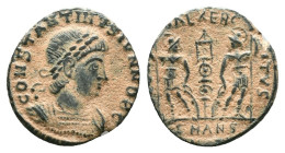 Constantine I The Great, AD 306-337. AE "Repatinated" Reference: Condition: Very Fine

Weight: 1,57 gr. Diameter: 14,8 mm