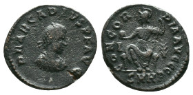Arcadius. A.D. 383-408. Æ. 1 Reference: Condition: Very Fine

Weight: 3,17 gr. Diameter: 18,5 mm