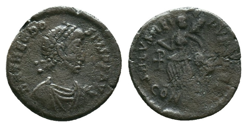 Theodosius I (379-395 AD.) AE Reference: Condition: Very Fine

Weight: 1,30 gr...