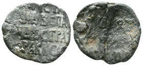 Byzantine Lead Seals Reference: Condition: Very Fine

Weight: 10,3 gr. Diameter: 27,9 mm