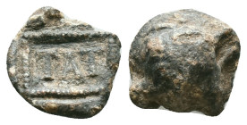 Byzantine Lead Seals Reference: Condition: Very Fine

Weight: 3,33 gr. Diameter: 11,9 mm