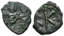 Byzantine Coins AE Reference: Condition: Very Fine

Weight: 5,69 gr. Diameter: 22,7 mm