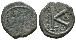Byzantine Coins AE Reference: Condition: Very Fine

Weight: 6,29 gr. Diameter: 19,7 mm