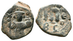 Arab - Byzantine Coins, 7th - 13th Centuries Reference: Condition: Very Fine

Weight: 4,85 gr. Diameter: 20,8 mm
