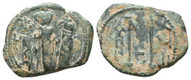 Arab - Byzantine Coins, 7th - 13th Centuries Reference: Condition: Very Fine

Weight: 4,46 gr. Diameter: 24,14 mm