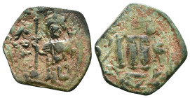 Arab - Byzantine Coins, 7th - 13th Centuries Reference: Condition: Very Fine

Weight: 3,98 gr. Diameter: 23,5 mm