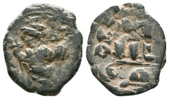 Arab - Byzantine Coins, 7th - 13th Centuries Reference: Condition: Very Fine

Weight: 4,77 gr. Diameter: 22,7 mm