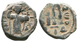 Arab - Byzantine Coins, 7th - 13th Centuries "Repatinated" Reference: Condition: Very Fine

Weight: 4,88 gr. Diameter: 21,0 mm