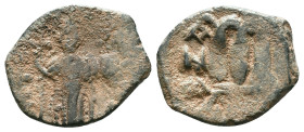 Arab - Byzantine Coins, 7th - 13th Centuries Reference: Condition: Very Fine

Weight: 3,56 gr. Diameter: 20,1 mm