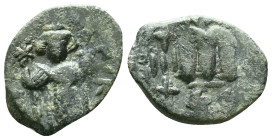 Arab - Byzantine Coins, 7th - 13th Centuries Reference: Condition: Very Fine

Weight: 4,02 gr. Diameter: 23,4 mm