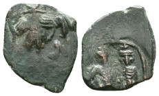 Arab - Byzantine Coins, 7th - 13th Centuries Reference: Condition: Very Fine

Weight: 2,64 gr. Diameter: 18,1 mm