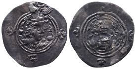 SASANIAN KINGS. AD 631 - 638. AR Drachm Reference: Condition: Very Fine

Weight: 4,10 gr. Diameter: 30,3 mm