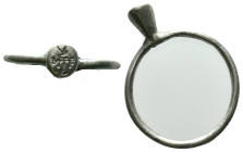 Ancient Byzantine / Crusaders Silver Ring 10th-12th century AD. Reference: Condition: Very Fine

Weight: 2,03 gr. Diameter: 27,7 mm