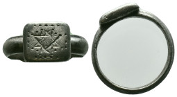 Ancient Silver Ring with Davids star on bezel,AR Reference: Condition: Very Fine

Weight: 2,85 gr. Diameter: 18,0 mm