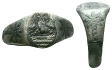 Ancient Silver Ring, AR Reference: Condition: Very Fine

Weight: 4,14 gr. Diameter: 18,9 mm