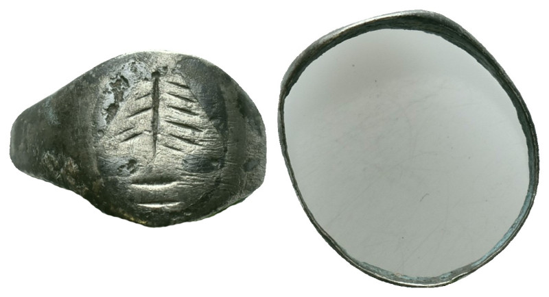 Ancient Silver Ring, AR Reference: Condition: Very Fine

Weight: 1,82 gr. Diam...