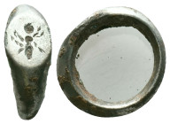 Ancient Silver Ring, AR Reference: Condition: Very Fine

Weight: 3,70 gr. Diameter: 16,7 mm