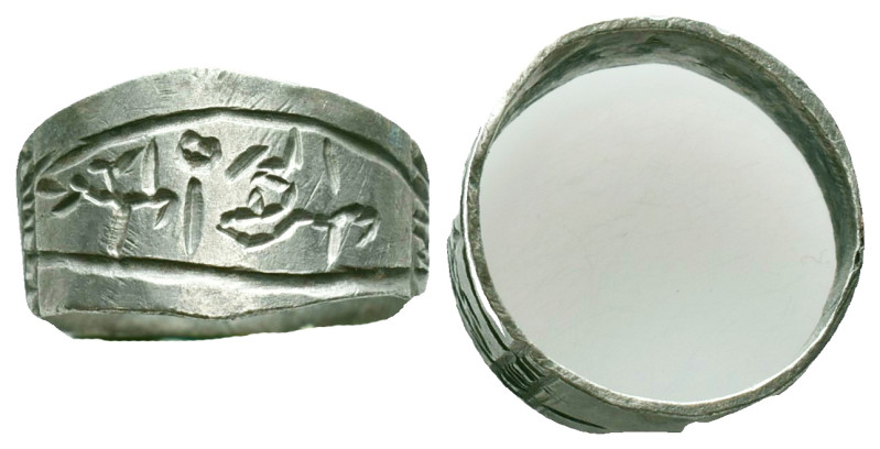 Ancient Silver Ring, AR Reference: Condition: Very Fine

Weight: 2,67 gr. Diam...