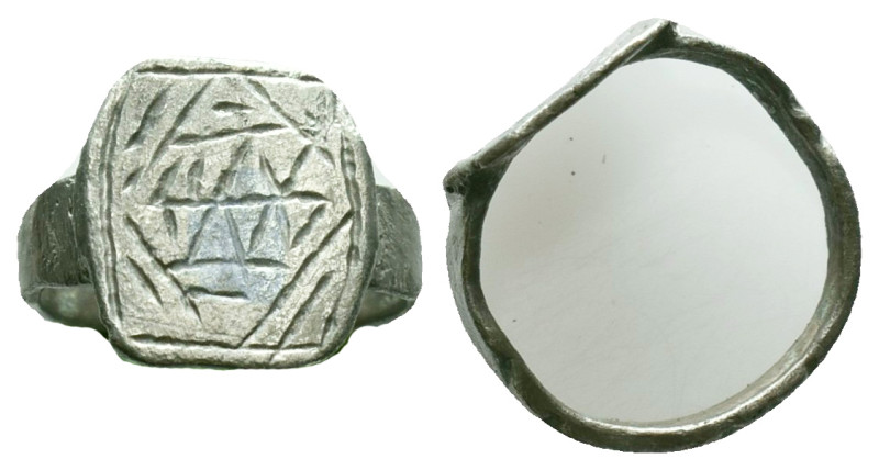 Ancient Silver Ring, AR Reference: Condition: Very Fine

Weight: 1,89 gr. Diam...