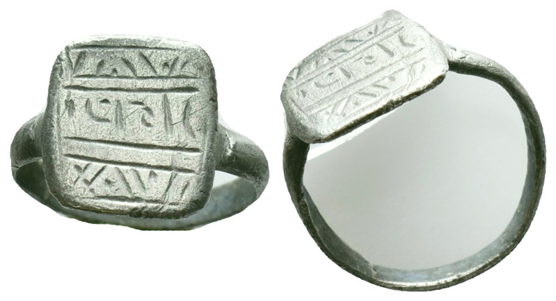 Ancient Silver Ring, AR Reference: Condition: Very Fine

Weight: 2,32 gr. Diam...