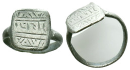 Ancient Silver Ring, AR Reference: Condition: Very Fine

Weight: 2,32 gr. Diameter: 17,8 mm