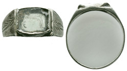 Medieval Silver Ring , Circa 7th - 12th Century, Reference: Condition: Very Fine

Weight: 4.39 gr. Diameter: 24.7 mm