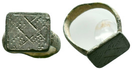 Beautiful Byzantine Ring Cross decorated on Bezel , Reference: Condition: Very Fine

Weight: 4,93 gr. Diameter: 23,2 mm