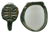 Ancient Roman Bronze Ring , circa 1st - 3rd AD. Reference: Condition: Very Fine

Weight: 1,85 gr. Diameter: 16,4 mm