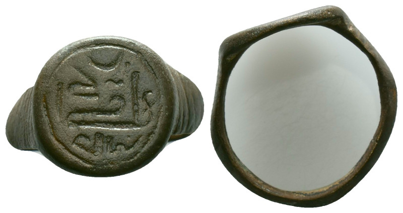 Ancient Islamic Ring . 1st - 3rd century AD Reference: Condition: Very Fine

W...
