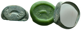 Ancient Roman Bronze Ring , circa 1st - 3rd AD. Reference: Condition: Very Fine

Weight: 3,45 gr. Diameter: 20,2 mm