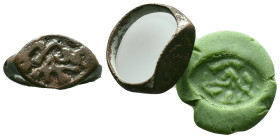 Ancient Roman Bronze Ring , circa 1st - 3rd AD. Reference: Condition: Very Fine

Weight: 3,10 gr. Diameter: 17,1 mm
