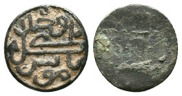 Ancient Islamic Bronze Ring Bezel Reference: Condition: Very Fine

Weight: 1,28 gr. Diameter: 15,3 mm