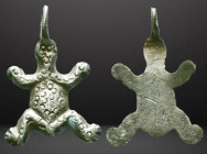 Ancient Roman Legionary Silver Pendant! Reference: Condition: Very Fine

Weight: 1,56 gr. Diameter: 11,5 mm