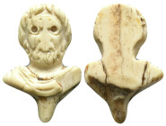 Ancient Roman Ivory Applique Reference: Condition: Very Fine

Weight: 5,11 gr. Diameter: 34,6 mm