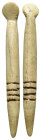 Roman Ivory medical tool Reference: Condition: Very Fine

Weight: 1,15 gr. Diameter: 46,1 mm
