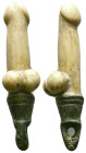 Roman Ivory Phallus Reference: Condition: Very Fine

Weight: 7.38 gr. Diameter: 51.0 mm