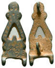 Ancient Roman military / legionary Belt Buckle c. 1st-3rd century AD. Reference: Condition: Very Fine

Weight: 4,73 gr. Diameter: 32,4 mm