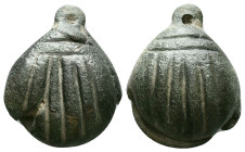 Ancient Roman Theatre Bell, 1st - 2nd Century A.D Reference: Condition: Very Fine

Weight:13.7 gr. Diameter: 35.4 mm