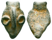 ANCIENT ROMAN BRONZE APPLIQUE.(1ST-3RD CENTURY).Ae. Reference: Condition: Very Fine

Weight: 3,91 gr. Diameter: 22,1 mm