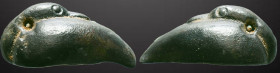 Ancient Roman Bronze Swan weight Reference: Condition: Very Fine

Weight: 31.1 gr. Diameter: 32.2 mm