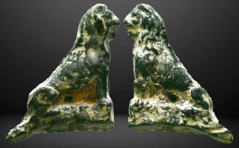 Roman Bronze Lion c. 1st-3rd century AD. Reference: Condition: Very Fine

Weig...