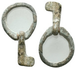 Ancient Roman Bronze Door Key Reference: Condition: Very Fine

Weight: 5,88 gr. Diameter: 37,6 mm